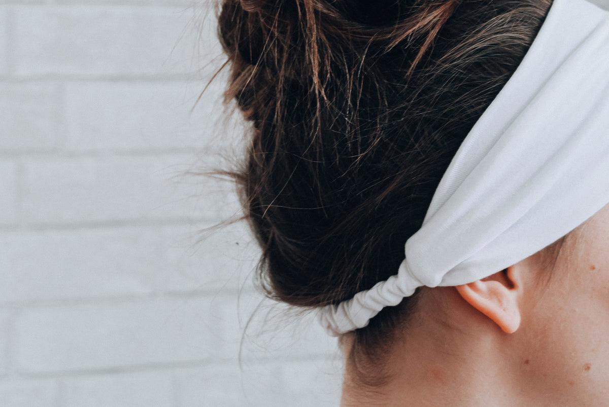 No Slip Softest Headband Ever Wide White Hairband