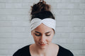 No Slip Softest Headband Ever Wide White Hairband