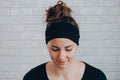 No Slip Softest Headband Ever Solid Black