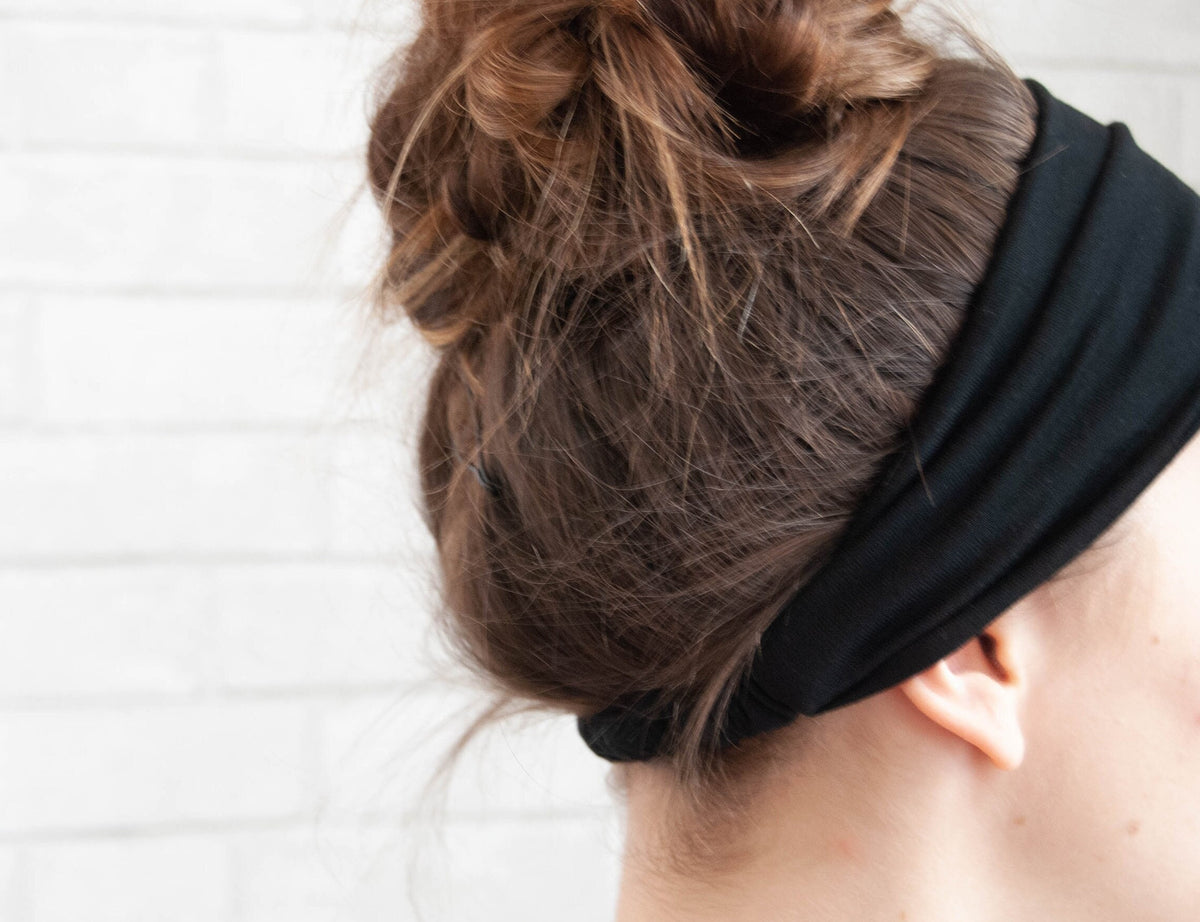 No Slip Softest Headband Ever Solid Black