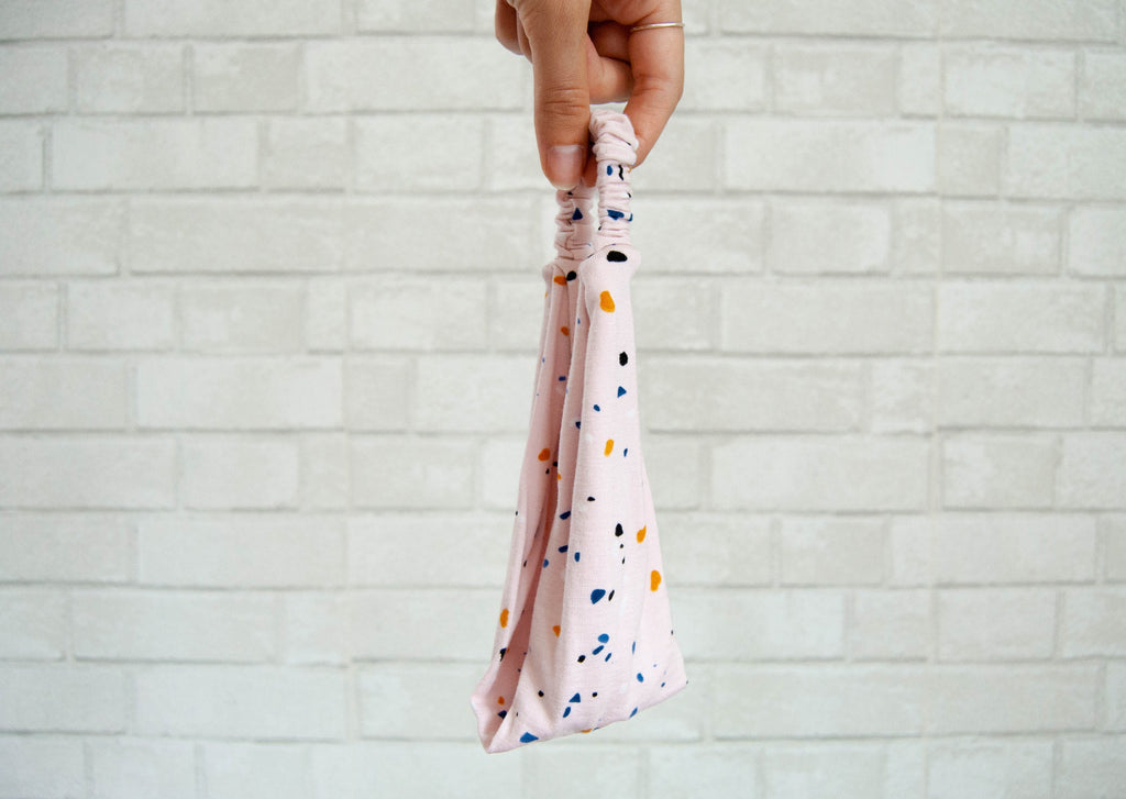 Soft No Slip Wide Comfort Headband Pink Confetti