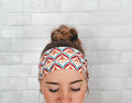 Super Soft No Slip Headband Multicolor Geometric Print