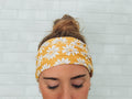 Soft No Slip Yellow Daisy Headband (available in multiple sizes)