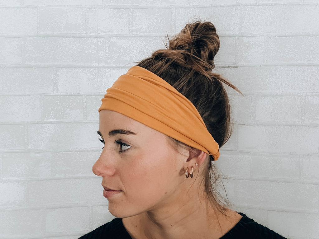 No Slip Softest Headband Ever Mustard Yellow