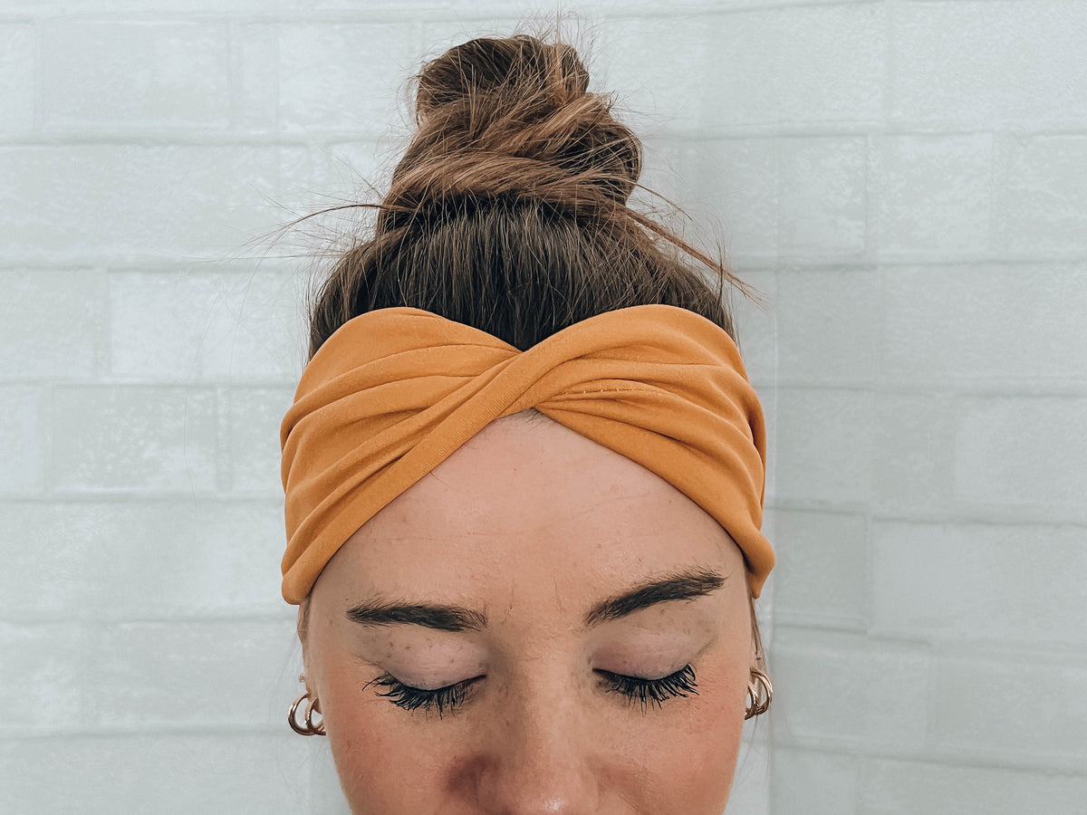 No Slip Softest Headband Ever Mustard Yellow