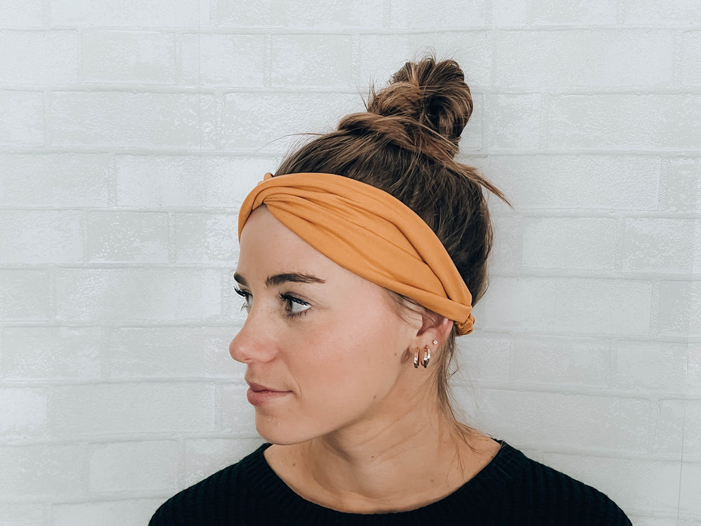 No Slip Softest Headband Ever Mustard Yellow